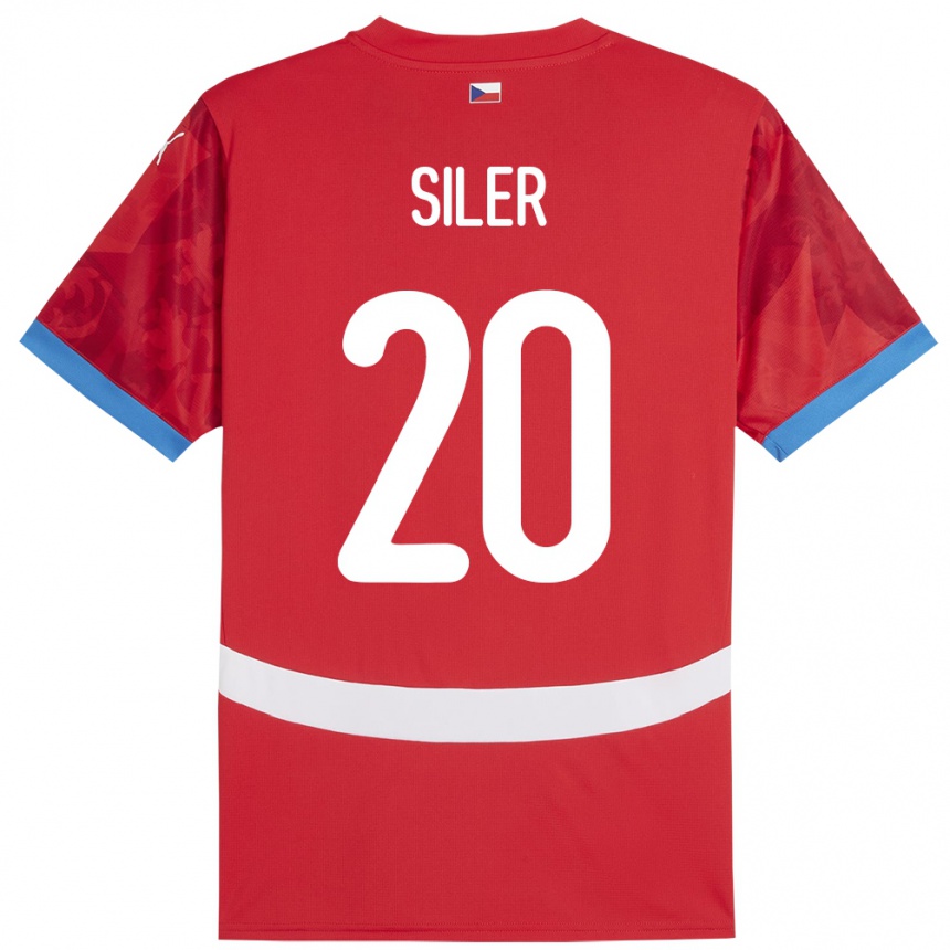 Kids Football Czech Republic Radek Siler #20 Red Home Jersey 24-26 T-Shirt Za