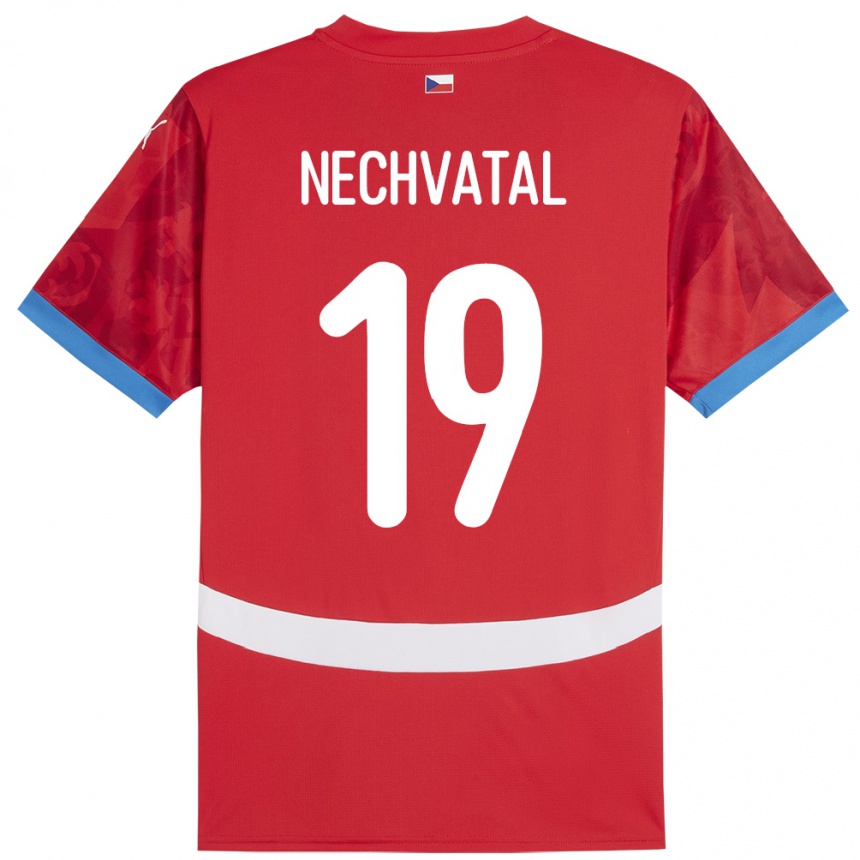 Kids Football Czech Republic Matyas Nechvatal #19 Red Home Jersey 24-26 T-Shirt Za