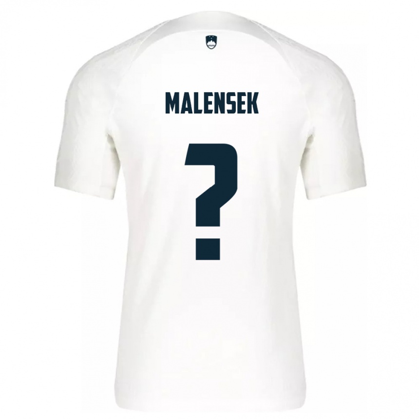 Kids Football Slovenia Matej Malensek #0 White Home Jersey 24-26 T-Shirt Za