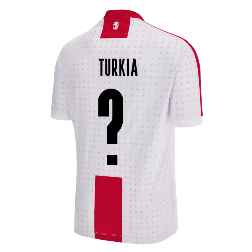 Kids Football Georgia Aleksandre Turkia #0 White Home Jersey 24-26 T-Shirt Za