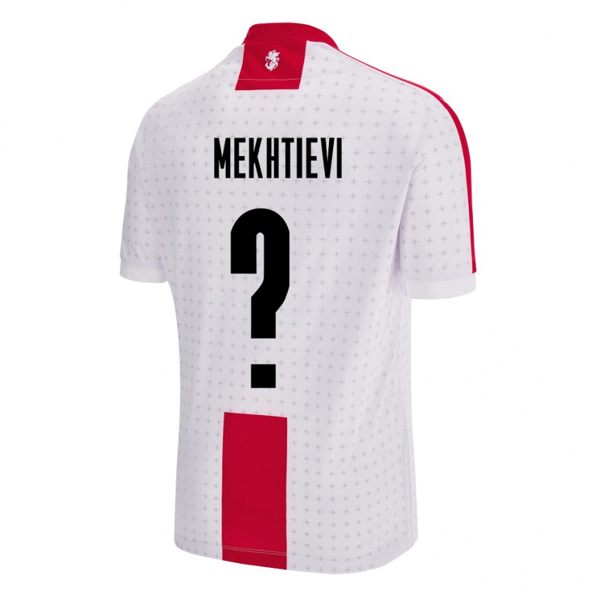 Kids Football Georgia Iusib Mekhtievi #0 White Home Jersey 24-26 T-Shirt Za