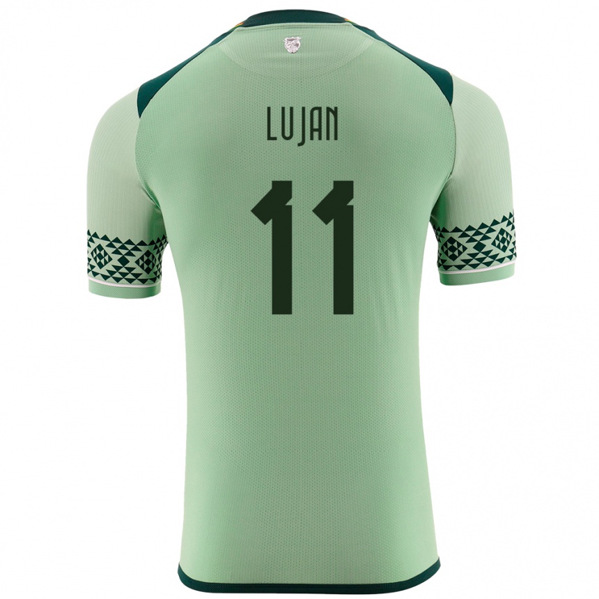 Kids Football Bolivia Pablo Luján #11 Light Green Home Jersey 24-26 T-Shirt Za