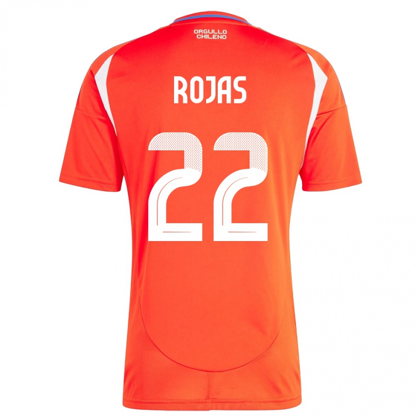 Kids Football Chile Jeyson Rojas #22 Red Home Jersey 24-26 T-Shirt Za