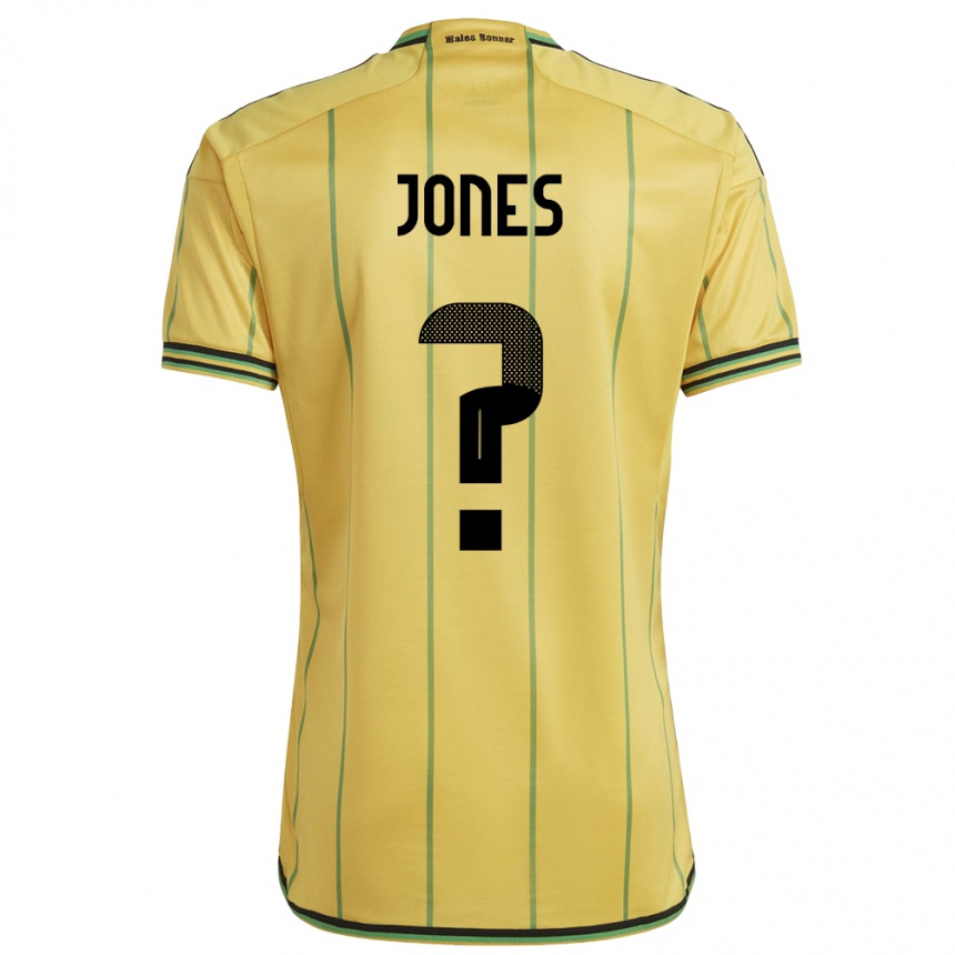 Kids Football Jamaica Rachel Jones #0 Yellow Home Jersey 24-26 T-Shirt Za