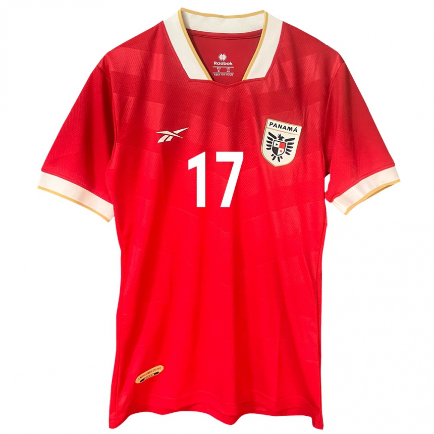 Kids Football Panama Laurie Batista #17 Red Home Jersey 24-26 T-Shirt Za