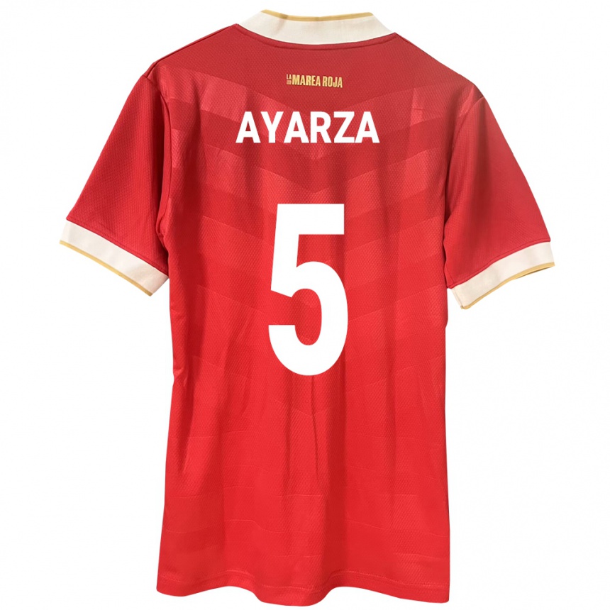 Kids Football Panama Abdiel Ayarza #5 Red Home Jersey 24-26 T-Shirt Za