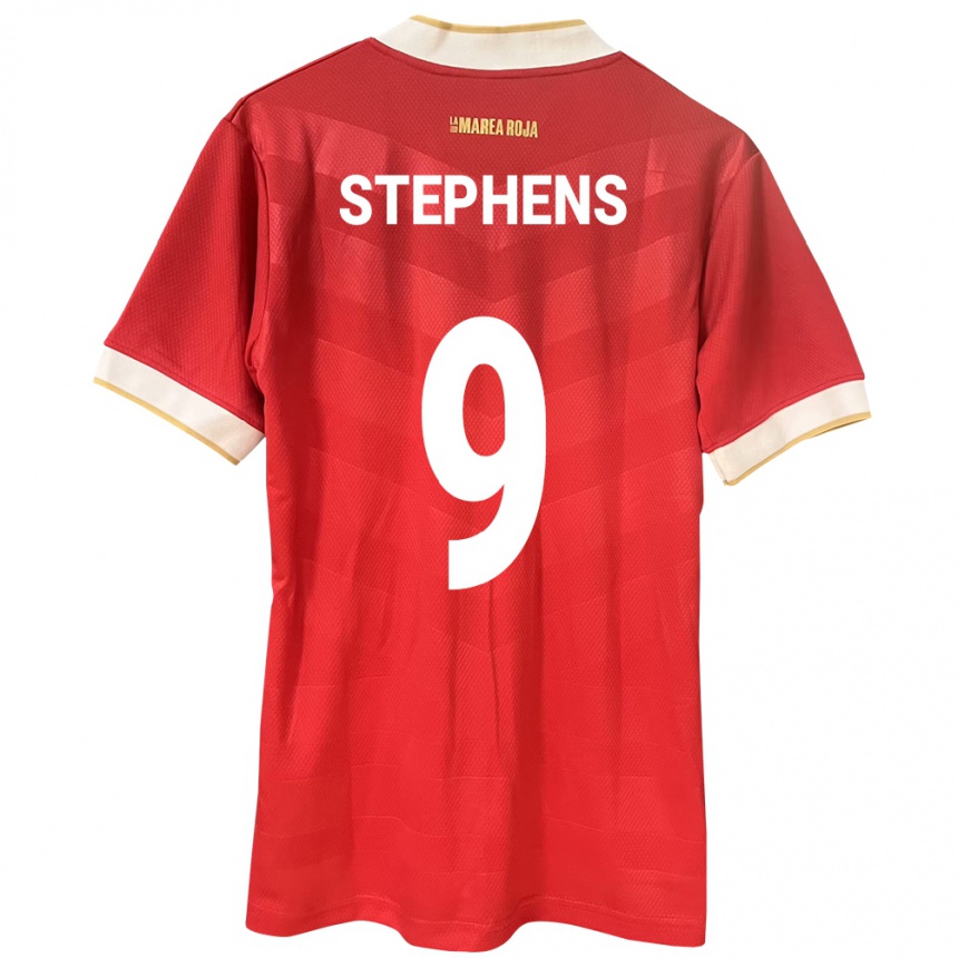 Kids Football Panama Alfredo Stephens #9 Red Home Jersey 24-26 T-Shirt Za