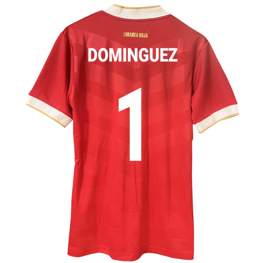 Kids Football Panama Valeska Domínguez #1 Red Home Jersey 24-26 T-Shirt Za