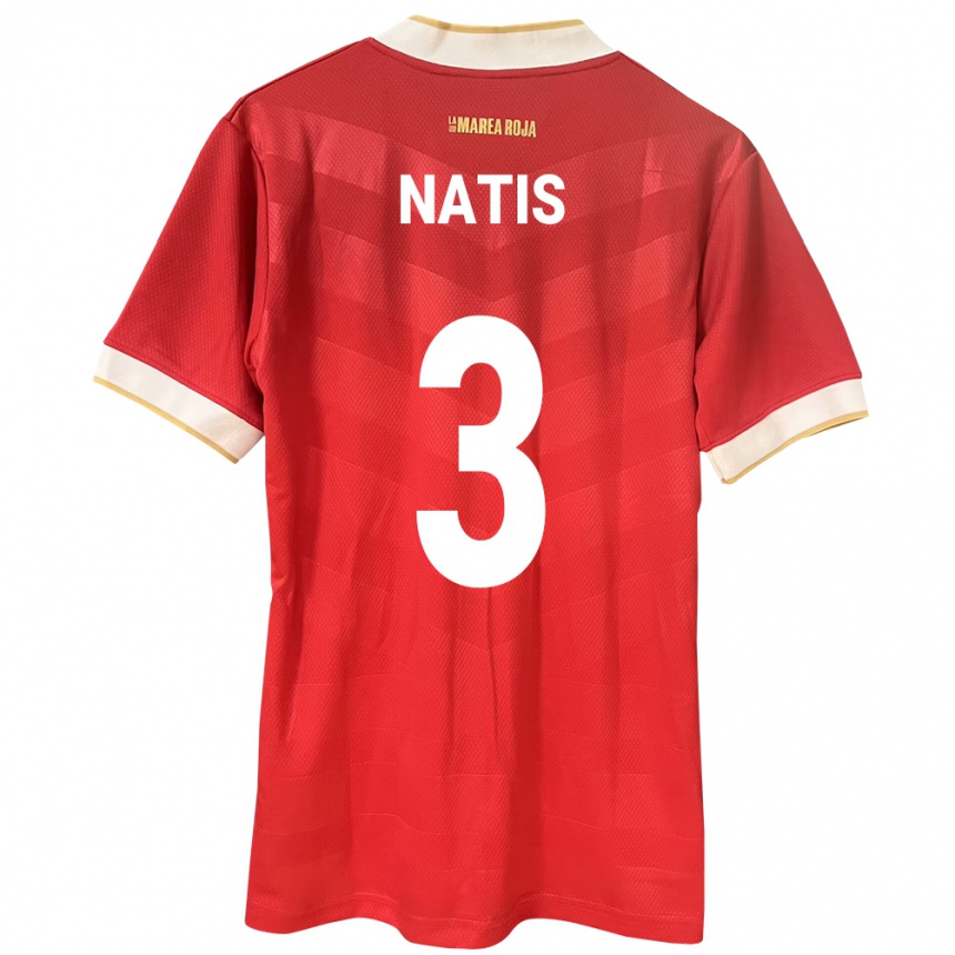 Kids Football Panama Wendy Natis #3 Red Home Jersey 24-26 T-Shirt Za