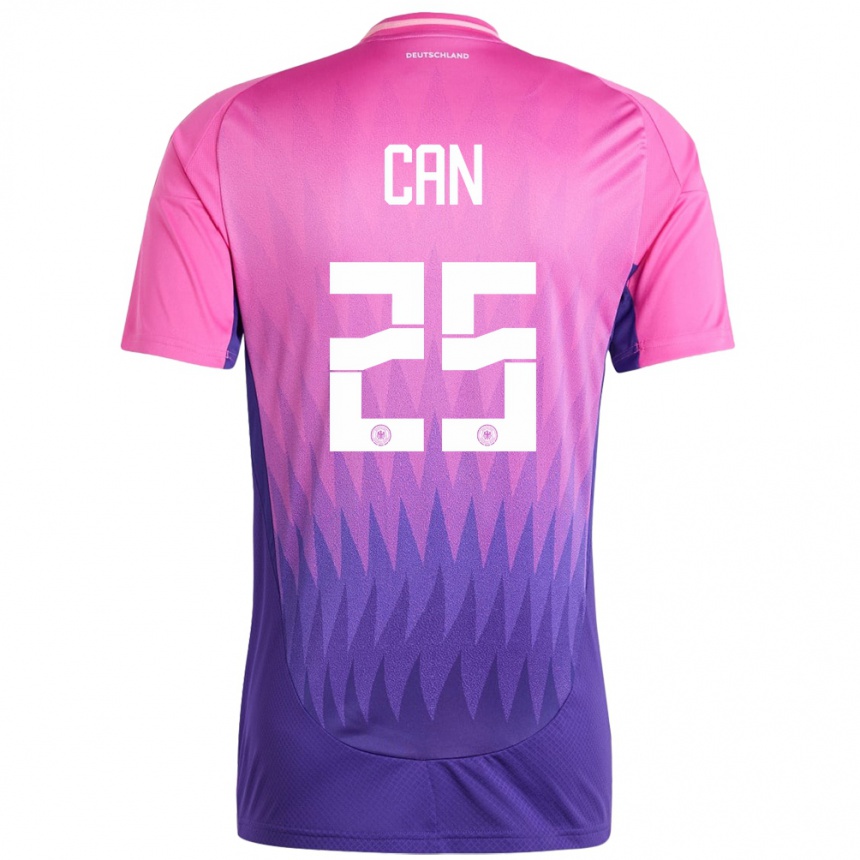 Kids Football Germany Emre Can #25 Pink Purple Away Jersey 24-26 T-Shirt Za