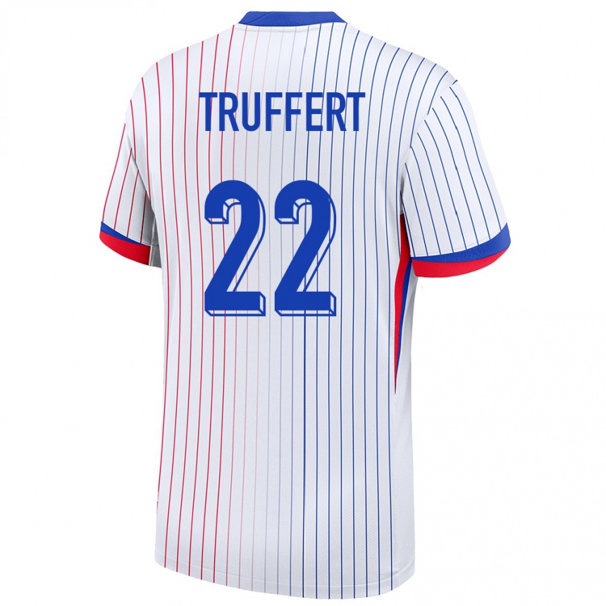 Kids Football France Adrien Truffert #22 White Away Jersey 24-26 T-Shirt Za