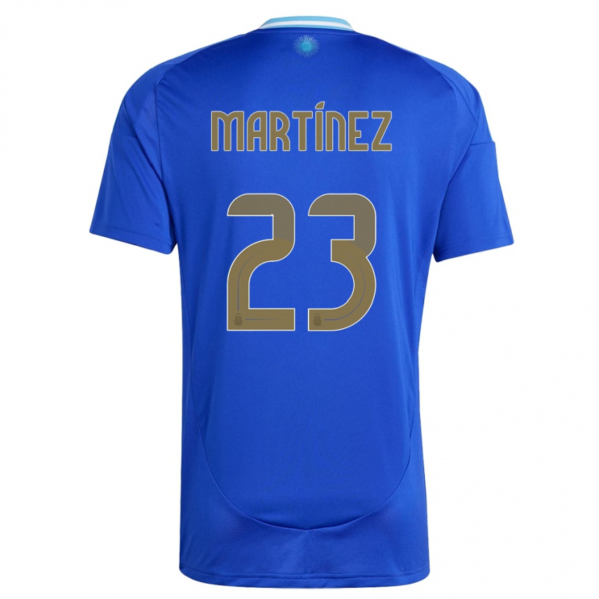 Kids Football Argentina Emiliano Martinez #23 Blue Away Jersey 24-26 T-Shirt Za