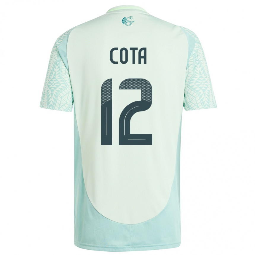 Kids Football Mexico Rodolfo Cota #12 Linen Green Away Jersey 24-26 T-Shirt Za