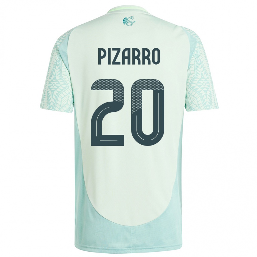 Kids Football Mexico Rodolfo Pizarro #20 Linen Green Away Jersey 24-26 T-Shirt Za