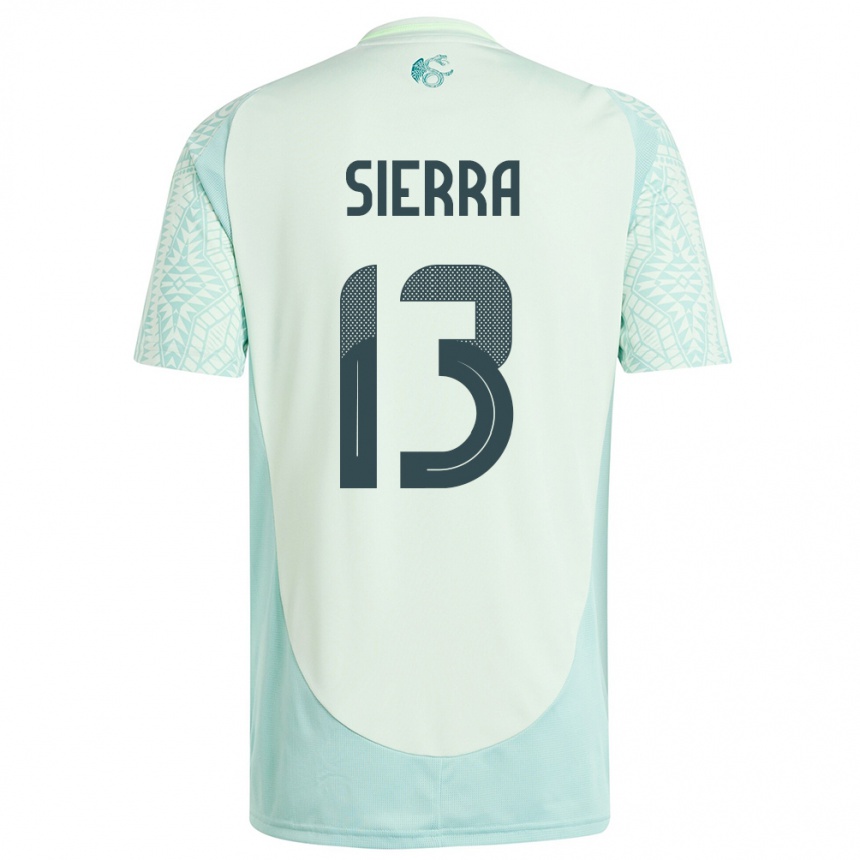 Kids Football Mexico Bianca Sierra #13 Linen Green Away Jersey 24-26 T-Shirt Za