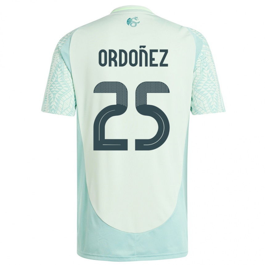 Kids Football Mexico Diana Ordonez #25 Linen Green Away Jersey 24-26 T-Shirt Za