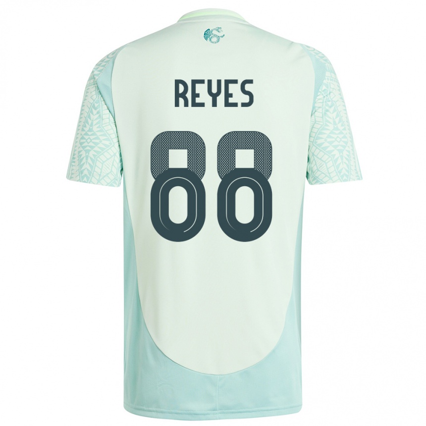 Kids Football Mexico Maricarmen Reyes #88 Linen Green Away Jersey 24-26 T-Shirt Za