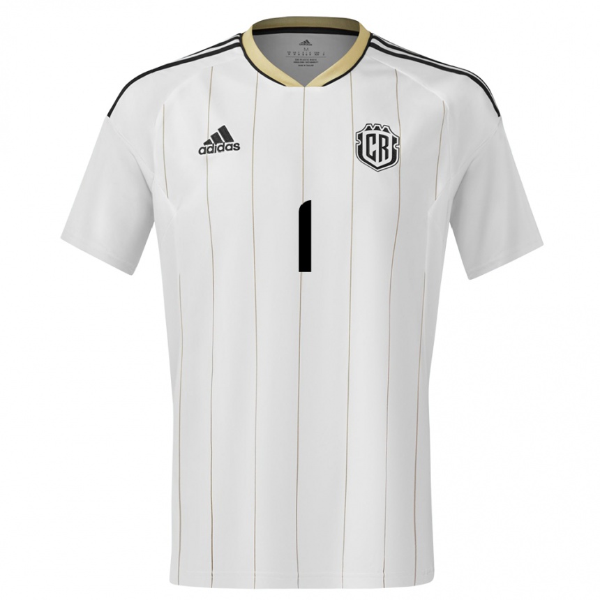 Kids Football Costa Rica Abraham Madriz #1 White Away Jersey 24-26 T-Shirt Za