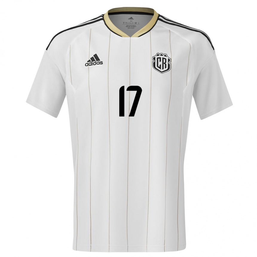 Kids Football Costa Rica Roan Wilson #17 White Away Jersey 24-26 T-Shirt Za