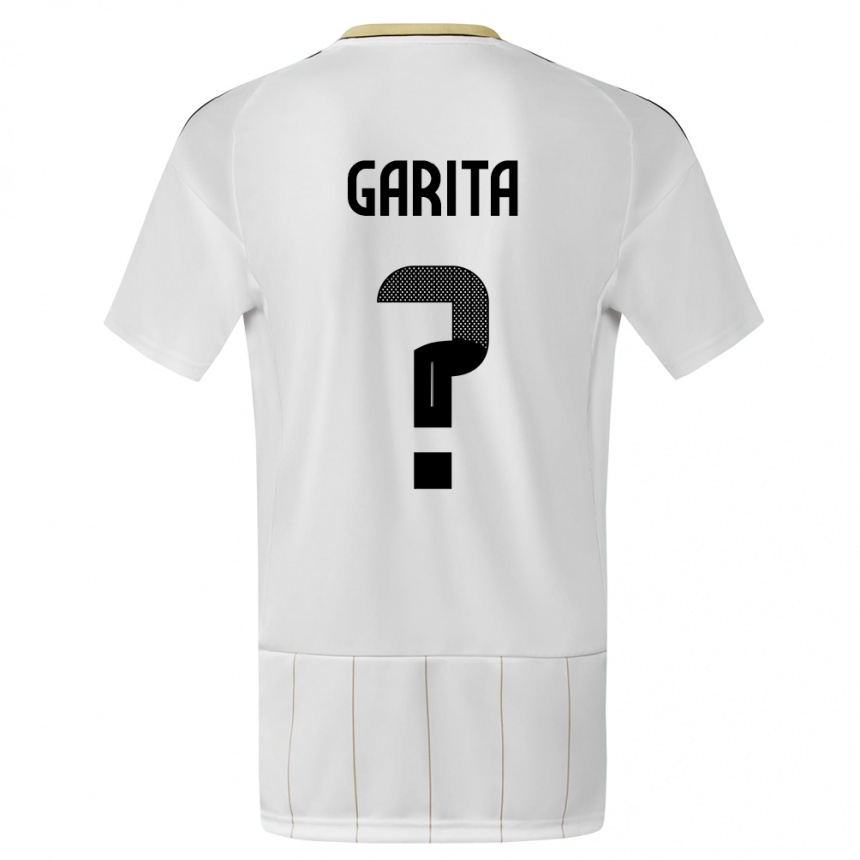 Kids Football Costa Rica Emmanuel Garita #0 White Away Jersey 24-26 T-Shirt Za