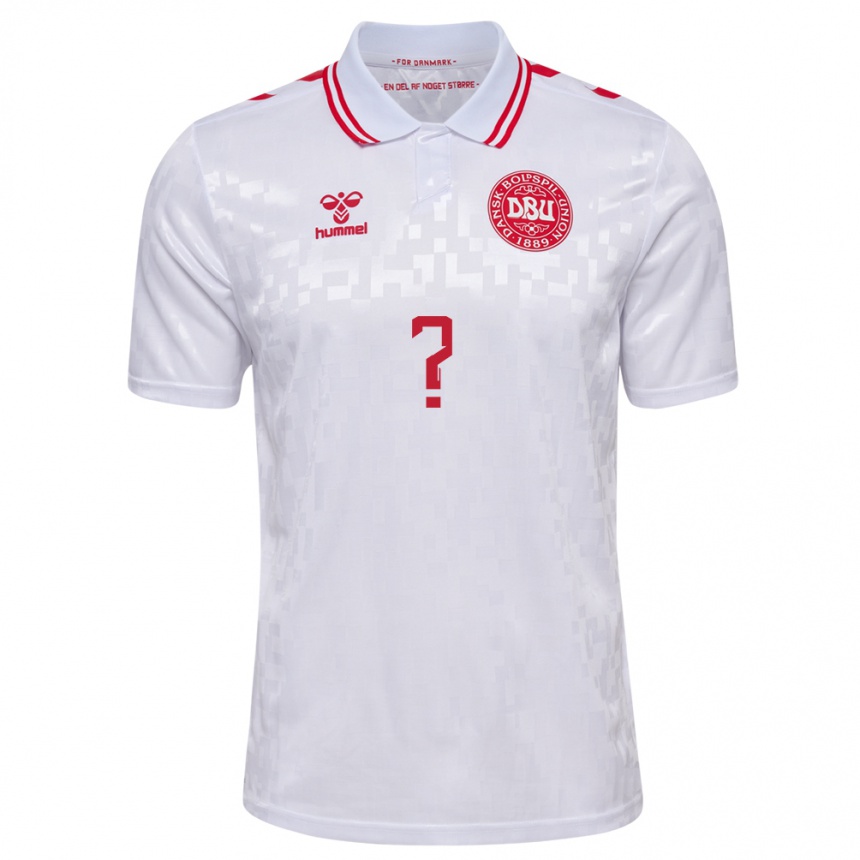 Kids Football Denmark Tristan Andrew #0 White Away Jersey 24-26 T-Shirt Za