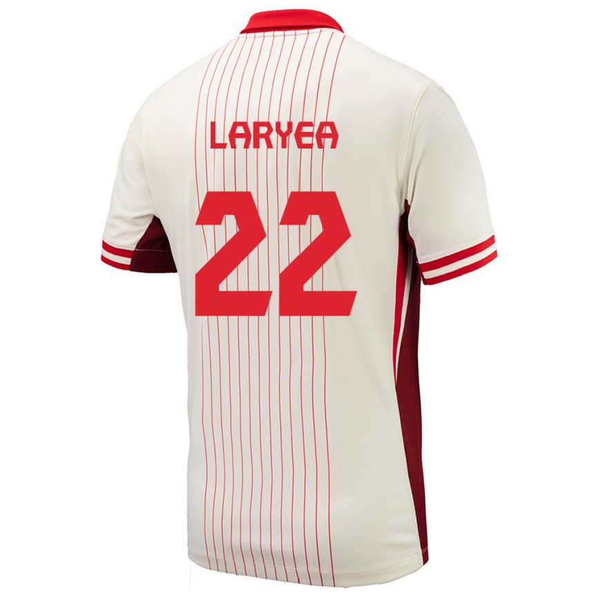 Kids Football Canada Richie Laryea #22 White Away Jersey 24-26 T-Shirt Za