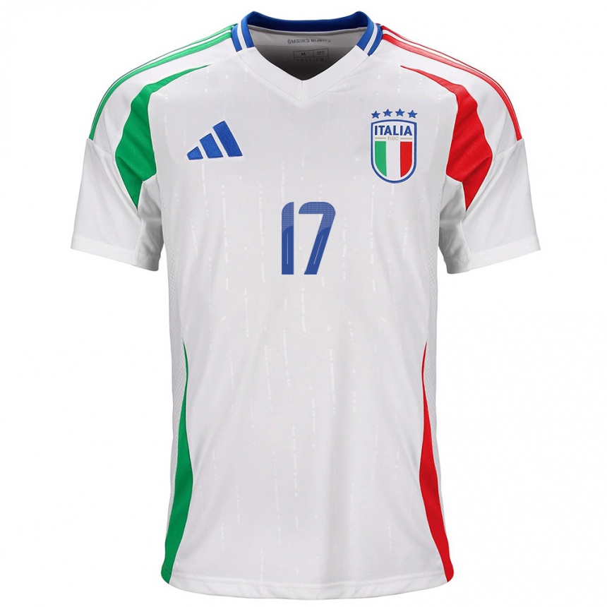 Kids Football Italy Lisa Boattin #17 White Away Jersey 24-26 T-Shirt Za