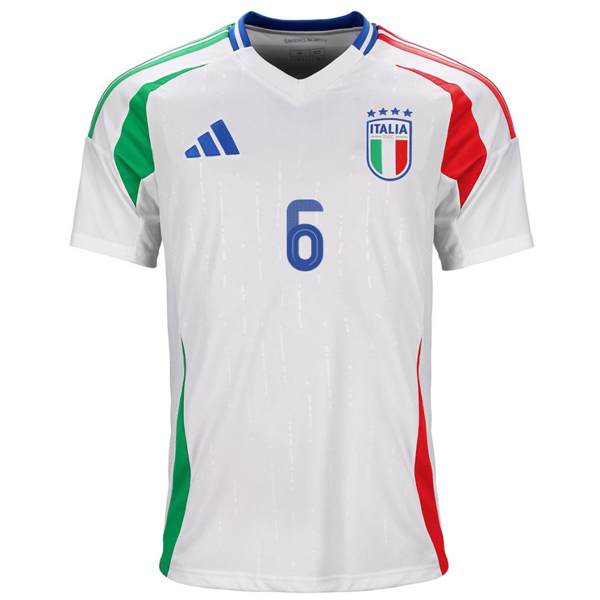 Kids Football Italy Manuela Giugliano #6 White Away Jersey 24-26 T-Shirt Za