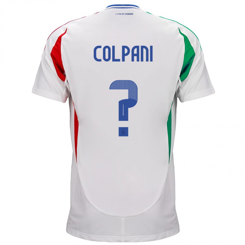 Kids Football Italy Andrea Colpani #0 White Away Jersey 24-26 T-Shirt Za