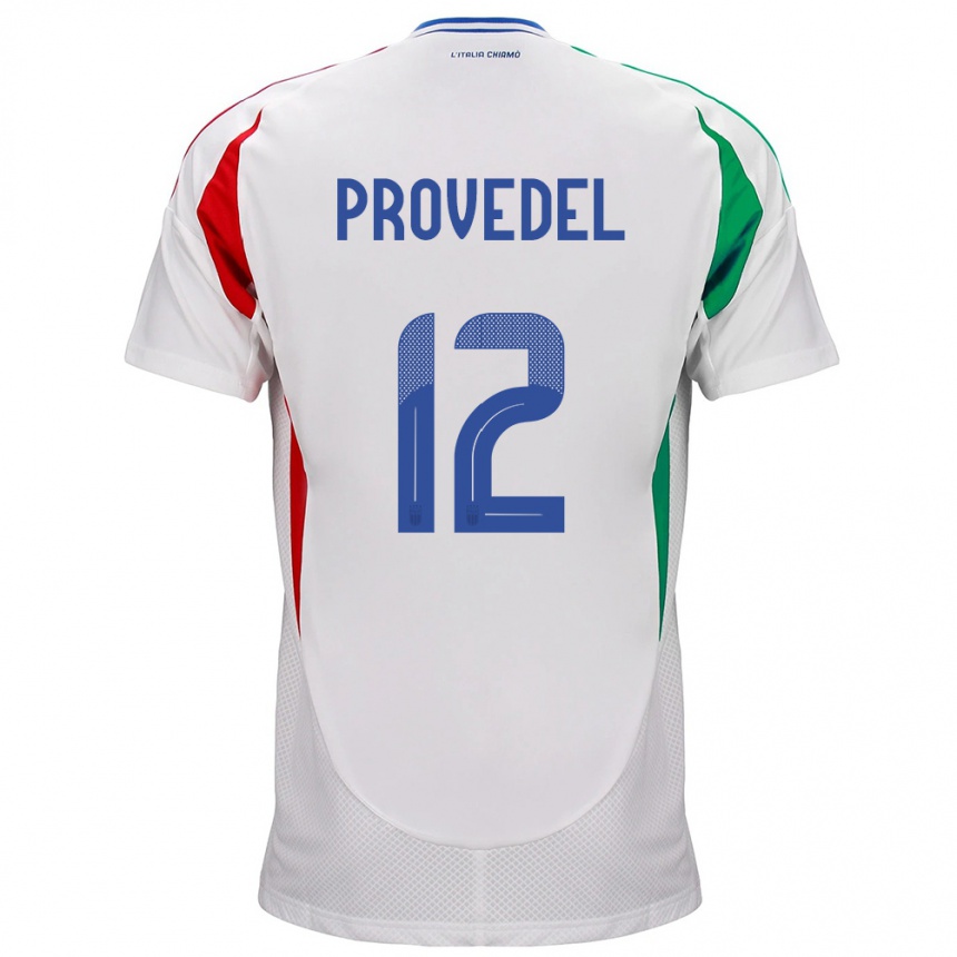 Kids Football Italy Ivan Provedel #12 White Away Jersey 24-26 T-Shirt Za