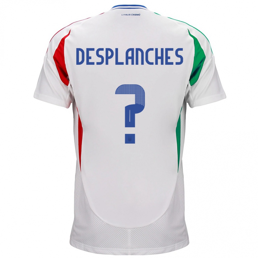 Kids Football Italy Sebastiano Desplanches #0 White Away Jersey 24-26 T-Shirt Za