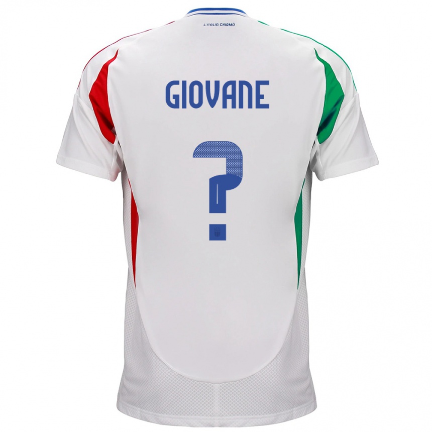 Kids Football Italy Samuel Giovane #0 White Away Jersey 24-26 T-Shirt Za