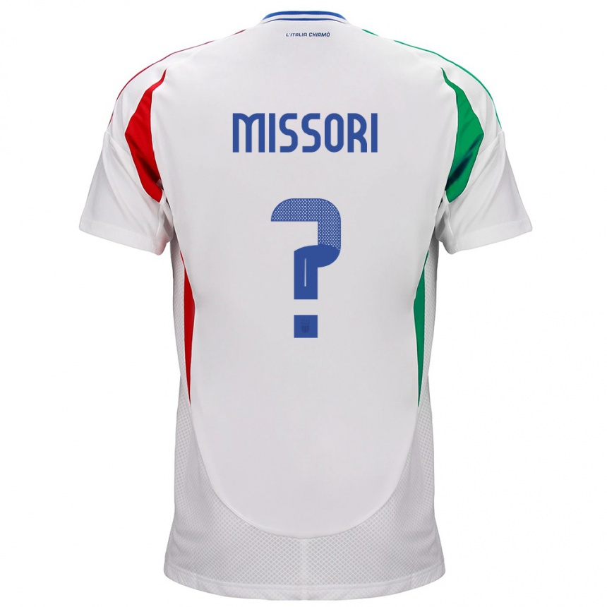 Kids Football Italy Filippo Missori #0 White Away Jersey 24-26 T-Shirt Za