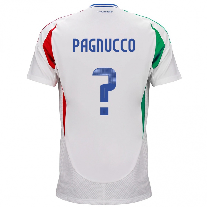 Kids Football Italy Filippo Pagnucco #0 White Away Jersey 24-26 T-Shirt Za