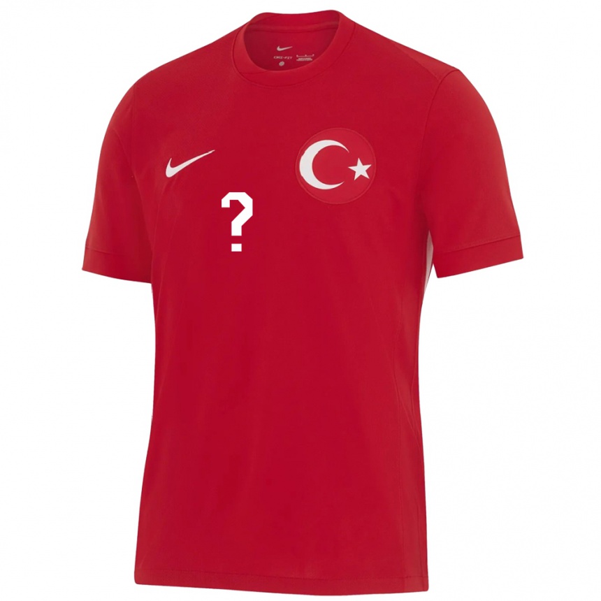 Kids Football Turkey Berke Yıldırım #0 Red Away Jersey 24-26 T-Shirt Za