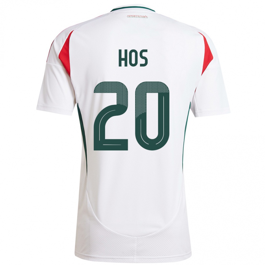 Kids Football Hungary Zsombor Hős #20 White Away Jersey 24-26 T-Shirt Za