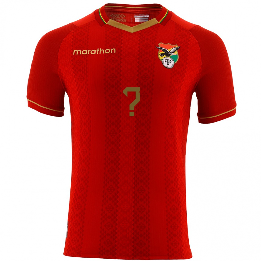 Kids Football Bolivia Rafinha #0 Red Away Jersey 24-26 T-Shirt Za