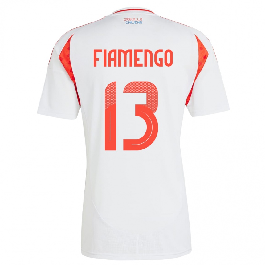 Kids Football Chile Darko Fiamengo #13 White Away Jersey 24-26 T-Shirt Za