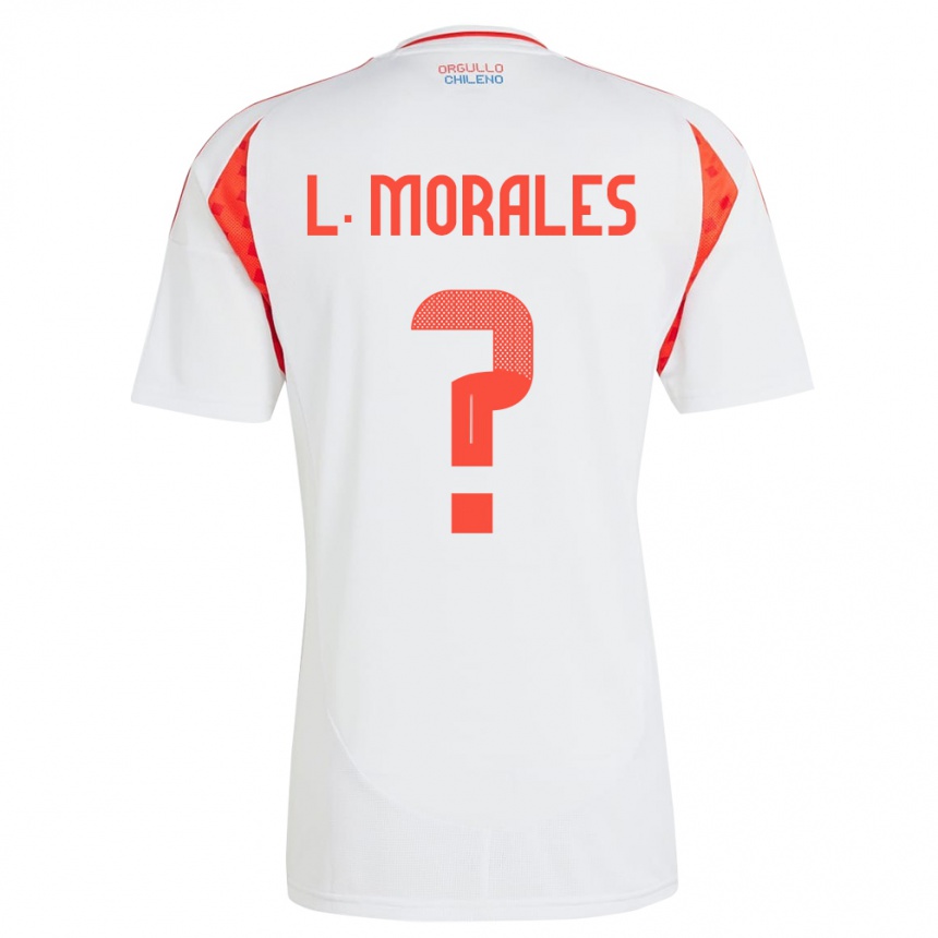 Kids Football Chile Lauryn Morales #0 White Away Jersey 24-26 T-Shirt Za