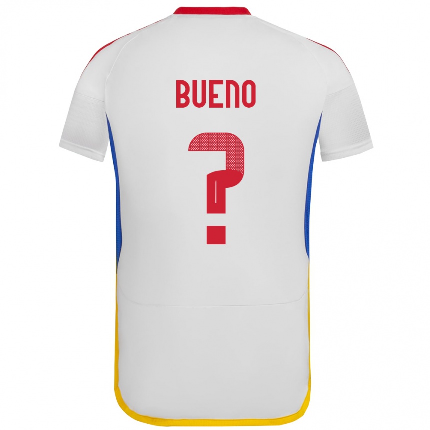 Kids Football Venezuela Jesús Bueno #0 White Away Jersey 24-26 T-Shirt Za