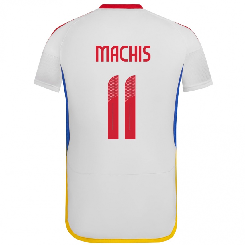 Kids Football Venezuela Darwin Machís #11 White Away Jersey 24-26 T-Shirt Za