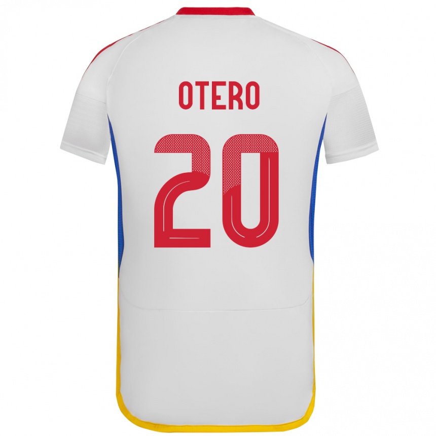 Kids Football Venezuela Rómulo Otero #20 White Away Jersey 24-26 T-Shirt Za