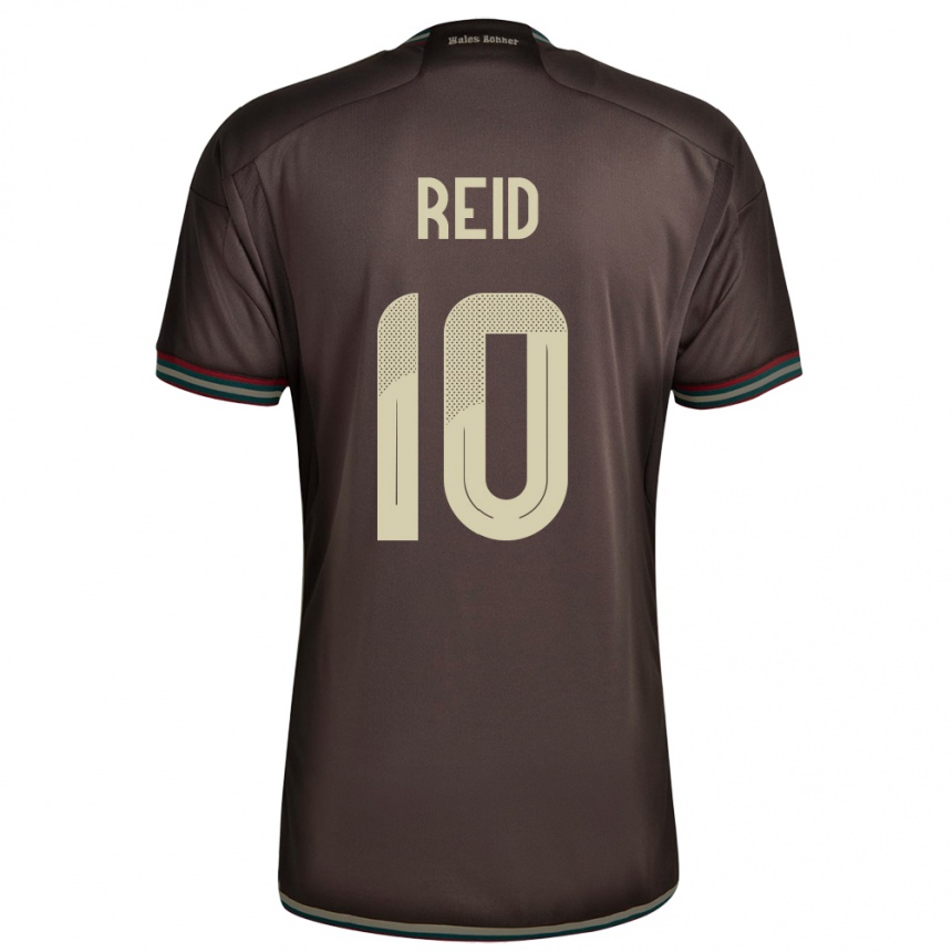 Kids Football Jamaica Bobby De Cordova-Reid #10 Night Brown Away Jersey 24-26 T-Shirt Za