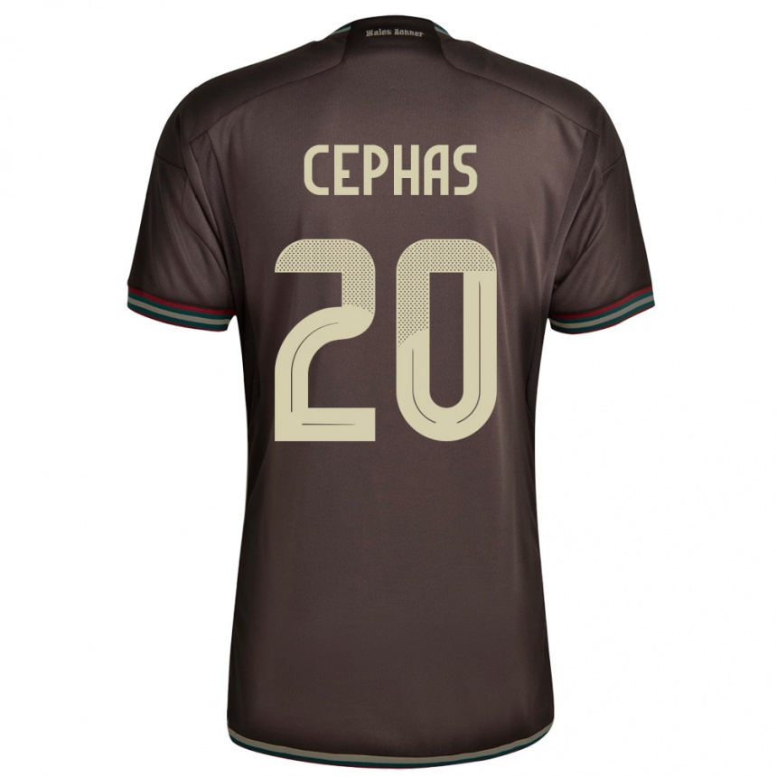 Kids Football Jamaica Renaldo Cephas #20 Night Brown Away Jersey 24-26 T-Shirt Za