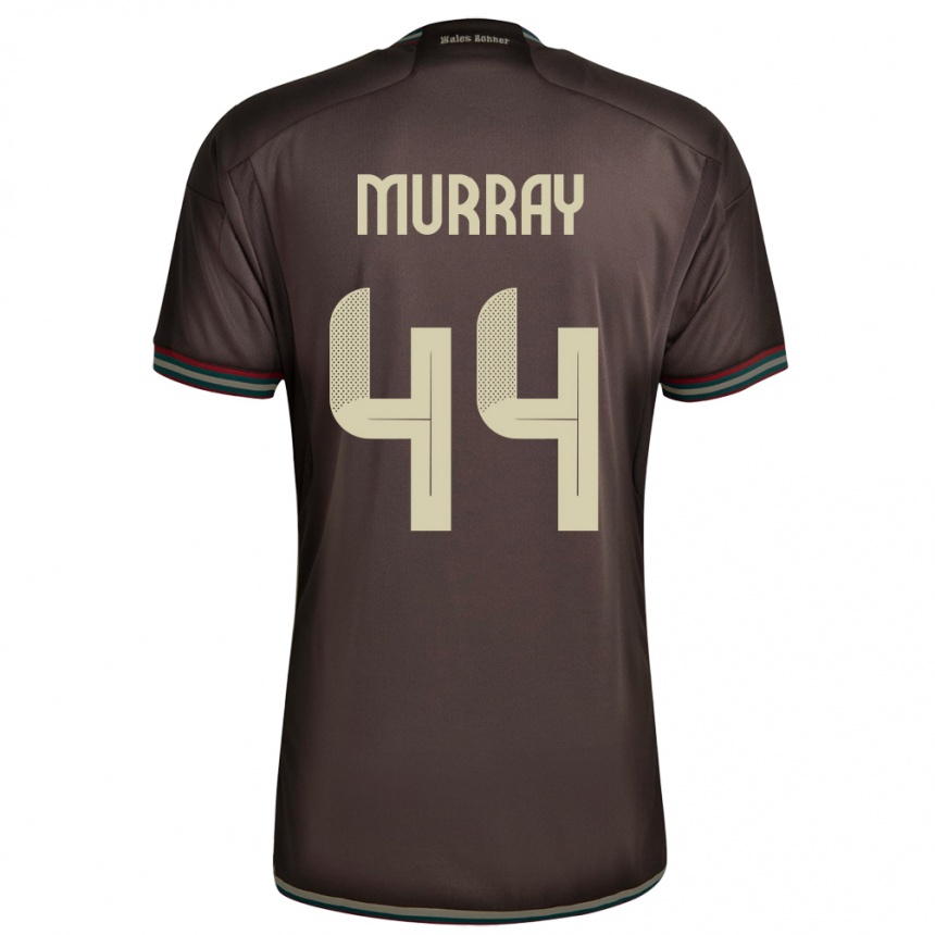 Kids Football Jamaica Satara Murray #44 Night Brown Away Jersey 24-26 T-Shirt Za