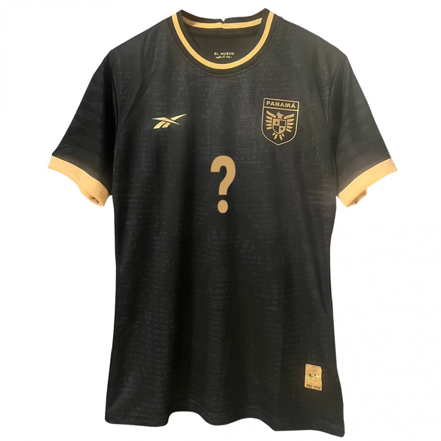 Kids Football Panama Óscar Peñalba #0 Black Away Jersey 24-26 T-Shirt Za