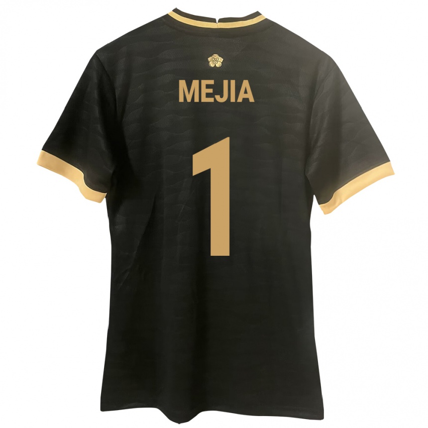 Kids Football Panama Luis Mejía #1 Black Away Jersey 24-26 T-Shirt Za