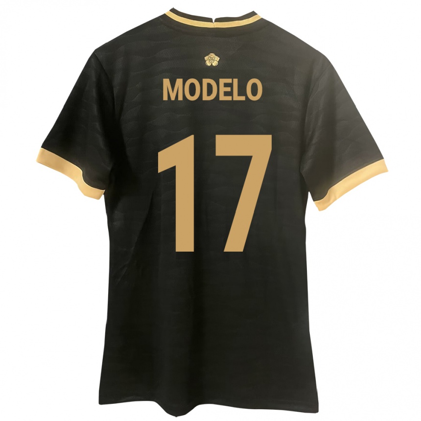 Kids Football Panama Aimar Modelo #17 Black Away Jersey 24-26 T-Shirt Za