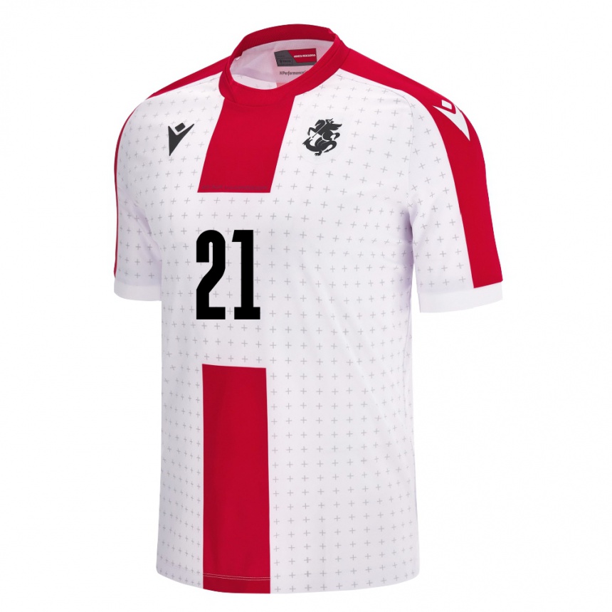 Women Football Georgia Karse #21 White Home Jersey 24-26 T-Shirt Za