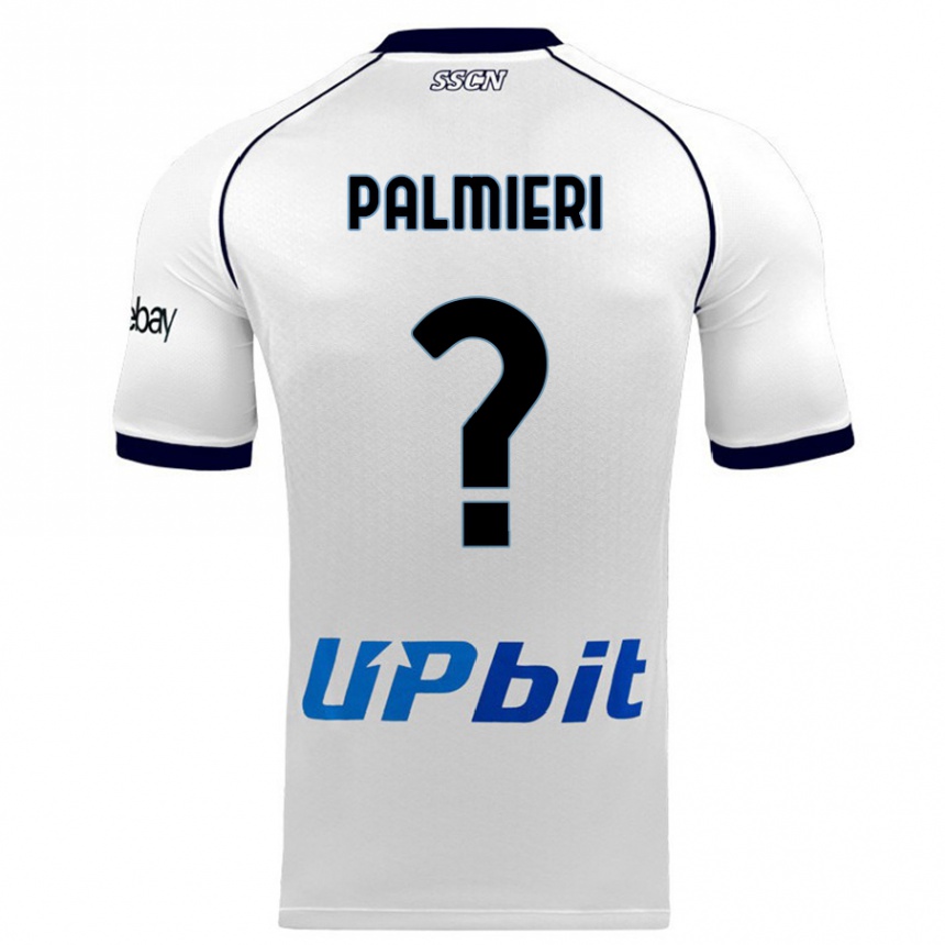 Kids Ciro Palmieri 0 White Away Jersey 2023 24 T Shirt Za